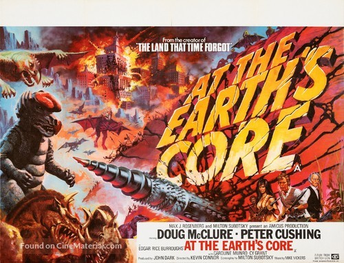 At the Earth&#039;s Core - British Movie Poster