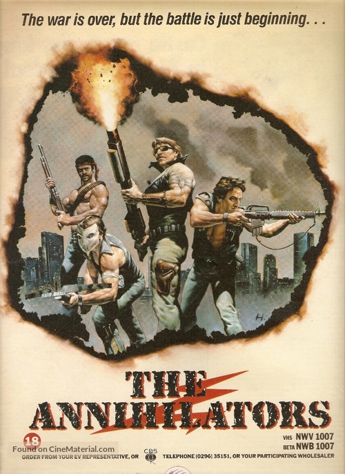 The Annihilators - British Movie Poster