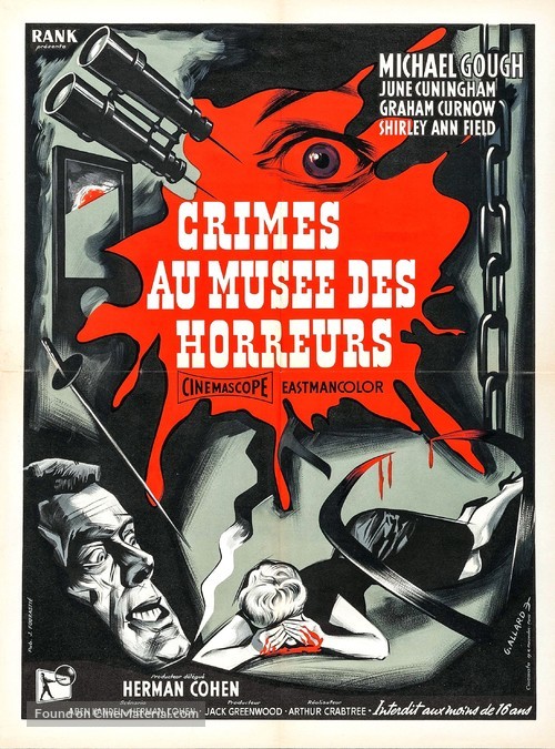 Horrors of the Black Museum - French Movie Poster