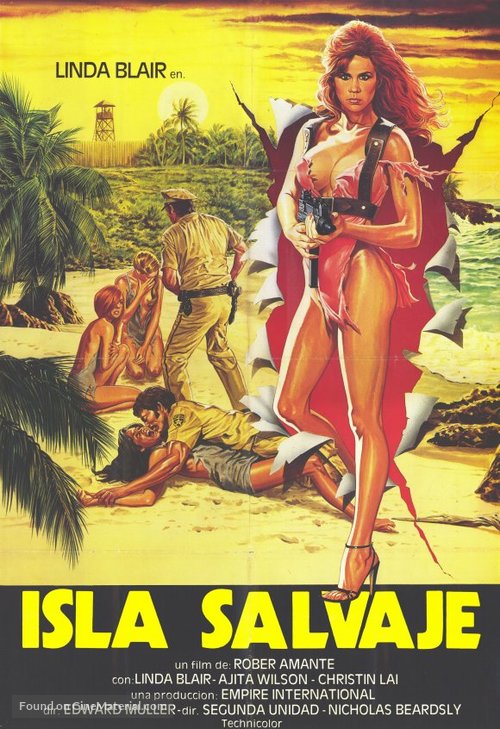 Savage Island - Spanish Movie Poster