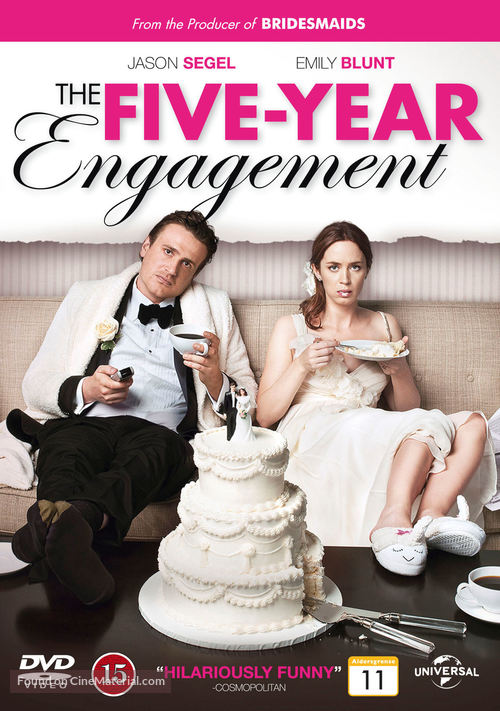 The Five-Year Engagement - Danish DVD movie cover