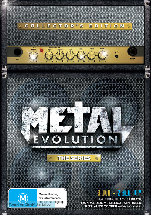 &quot;Metal Evolution&quot; - Australian DVD movie cover