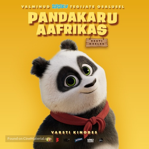 Panda Bear in Africa - Estonian Movie Poster