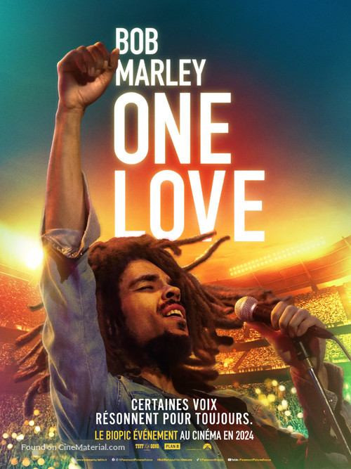 Bob Marley: One Love - French Movie Poster