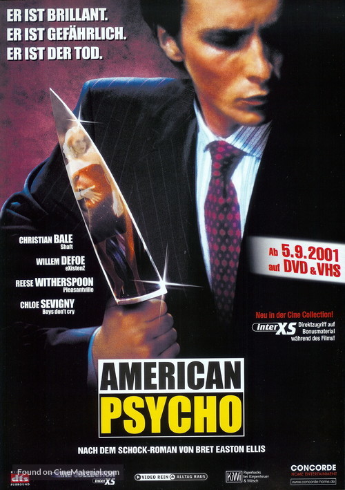 American Psycho - German Movie Poster