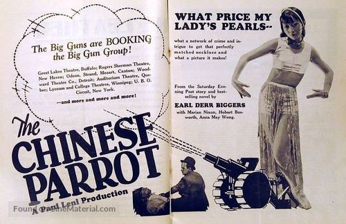 The Chinese Parrot - poster