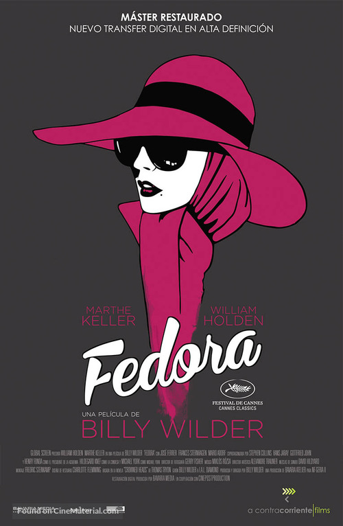 Fedora - Spanish Movie Poster