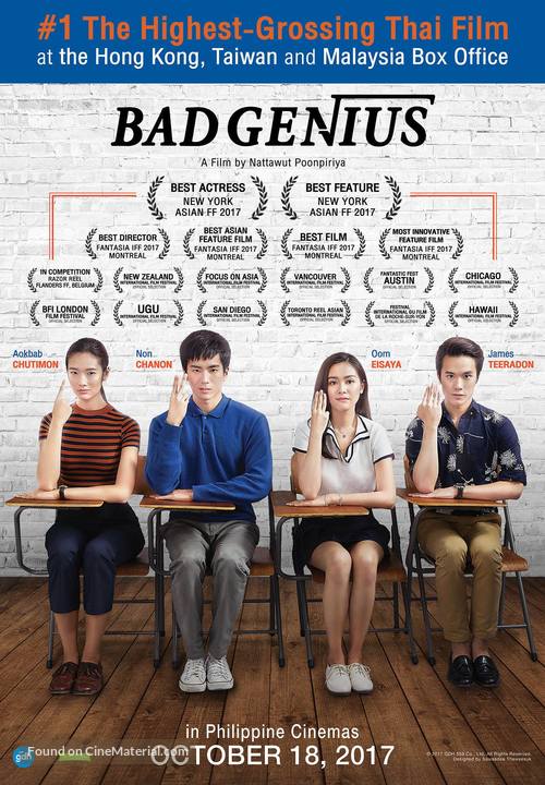 Bad Genius - Philippine Movie Poster