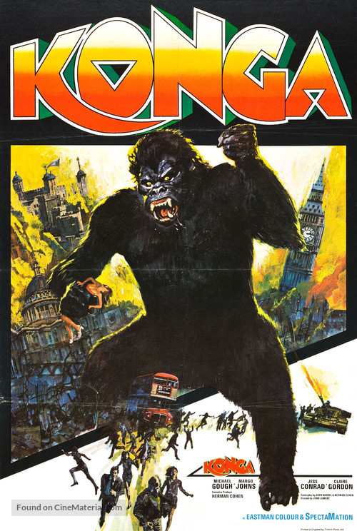 Konga - British Movie Poster