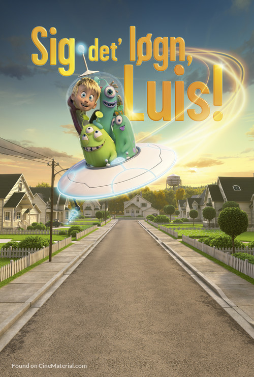 Luis &amp; the Aliens - Danish Movie Poster