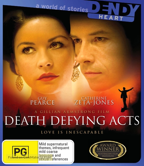 Death Defying Acts - Australian Blu-Ray movie cover