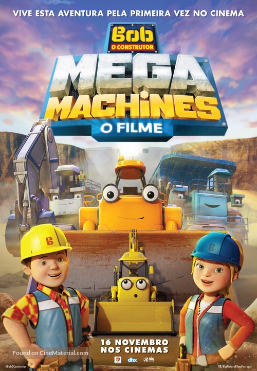 Bob the Builder: Mega Machines - Portuguese Movie Poster