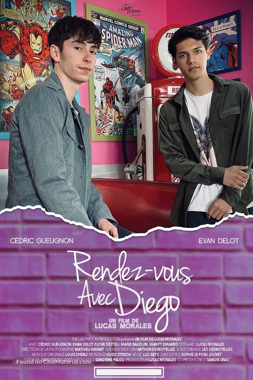 Rendez-vous avec Diego - French Movie Poster