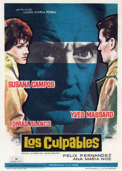 Culpables, Los - Spanish Movie Poster