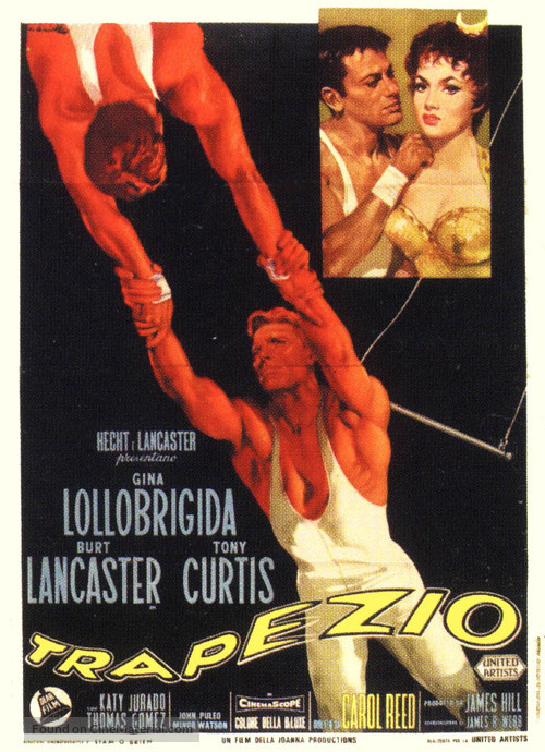 Trapeze - Italian Movie Poster