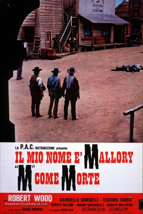 Il mio nome &egrave; Mallory... M come morte - Italian Movie Poster