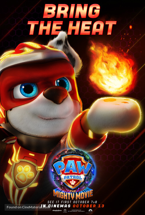 PAW Patrol: The Mighty Movie - British Movie Poster