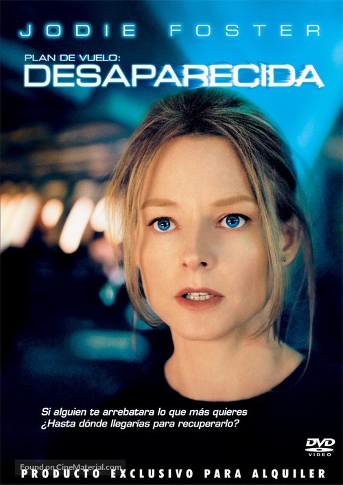 Flightplan - Spanish DVD movie cover