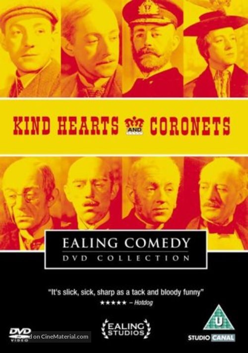 Kind Hearts and Coronets - British DVD movie cover