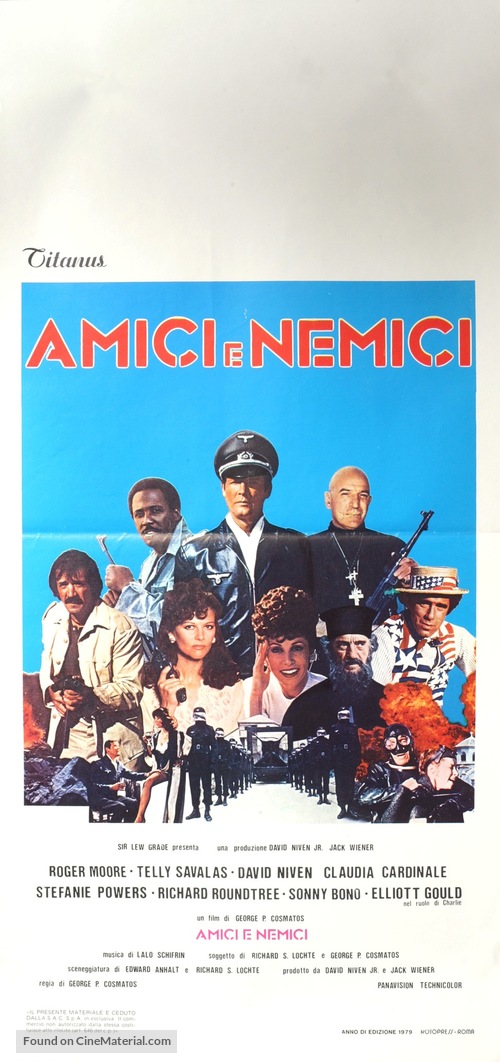 Escape to Athena - Italian Movie Poster