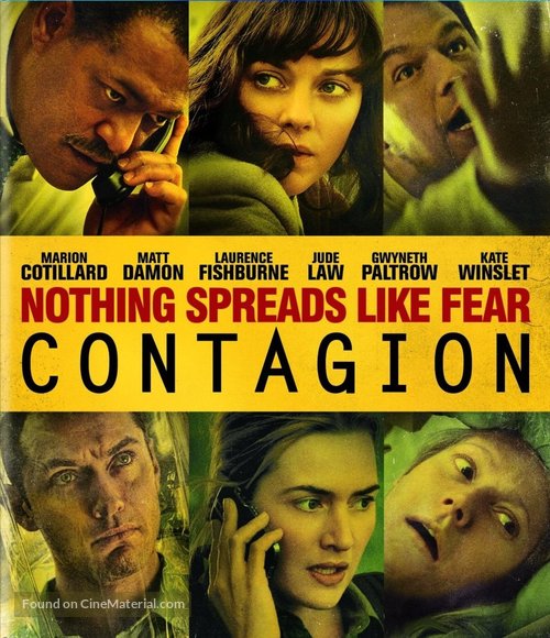 Contagion - Blu-Ray movie cover