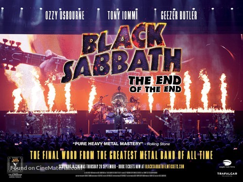 Black Sabbath the End of the End - British Movie Poster