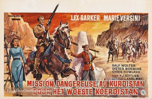 Durchs wilde Kurdistan - Belgian Movie Poster
