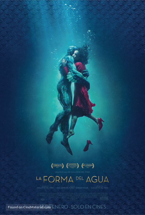 The Shape of Water - Mexican Movie Poster