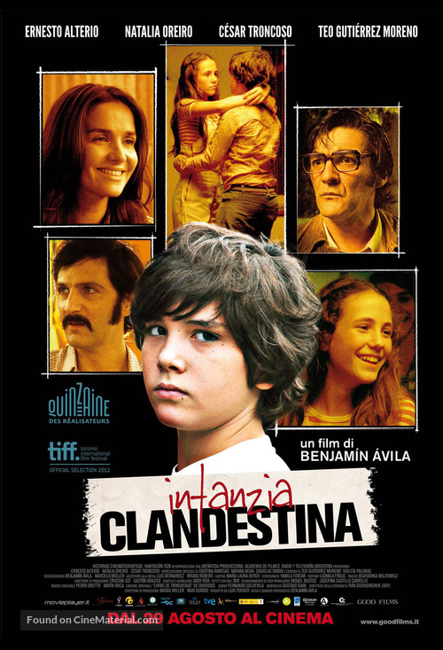 Infancia clandestina - Italian Movie Poster