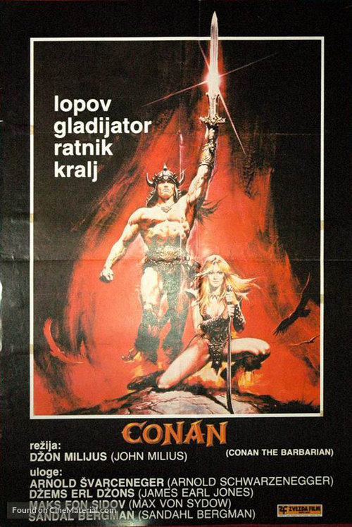 Conan The Barbarian - Polish Movie Poster