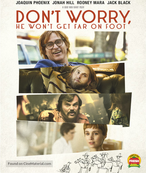 Don&#039;t Worry, He Won&#039;t Get Far on Foot - Blu-Ray movie cover