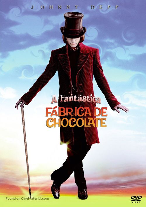 Charlie and the Chocolate Factory - Brazilian Movie Cover