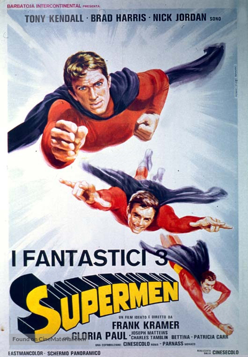 I fantastici tre supermen - Italian Movie Poster