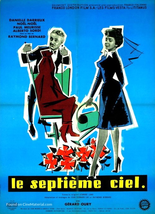 Le sept&egrave;me ciel - French Movie Poster