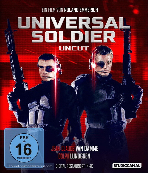 Universal Soldier - German Movie Cover