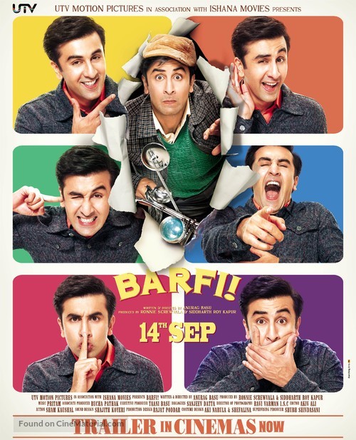 Barfi! - Indian Movie Poster