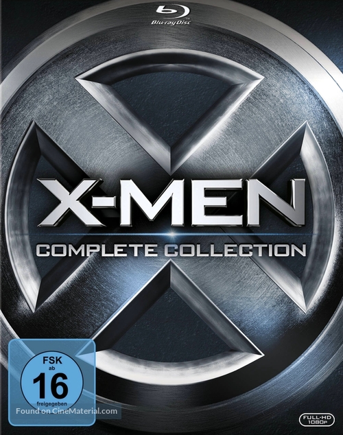 X-Men: First Class - German Blu-Ray movie cover
