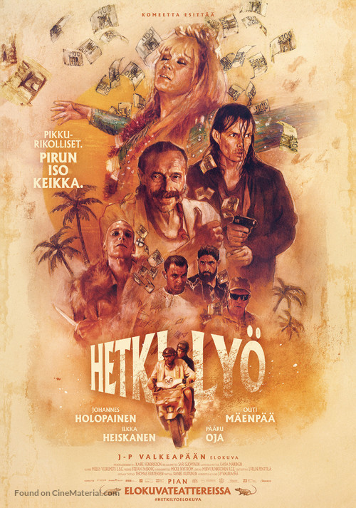 Hetki ly&ouml; - Finnish Movie Poster