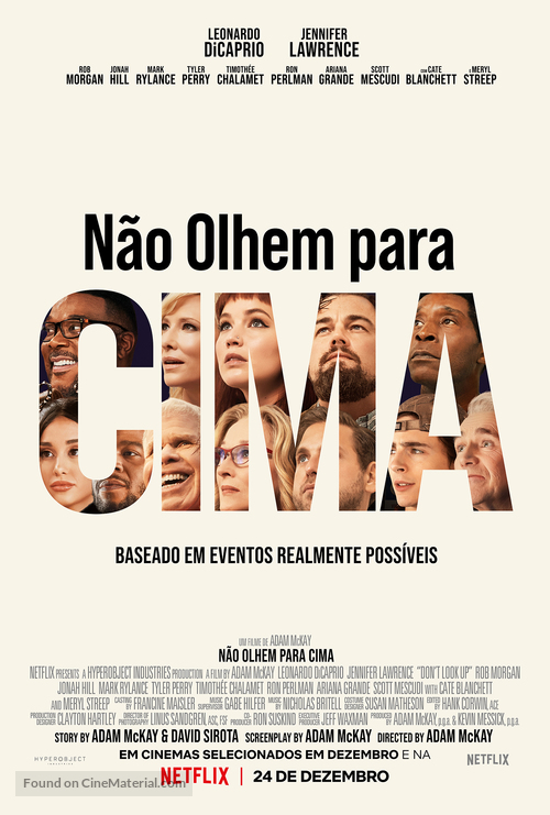 Don&#039;t Look Up - Portuguese Movie Poster