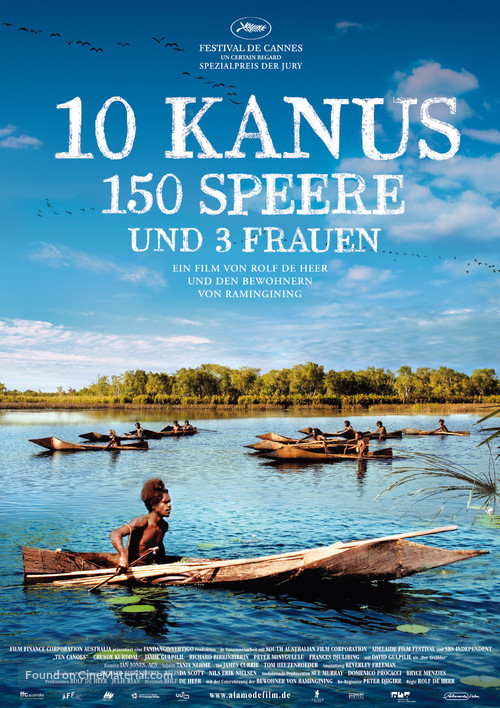 Ten Canoes - German poster