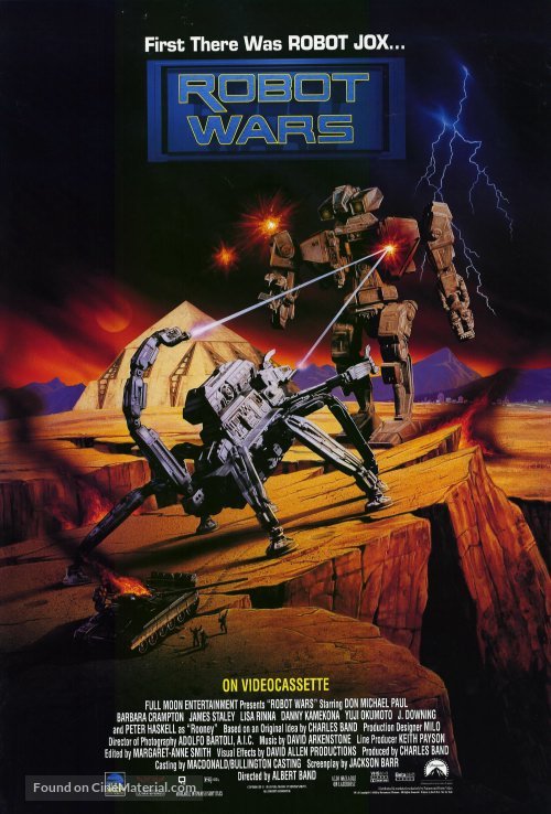 Robot Wars - Video release movie poster
