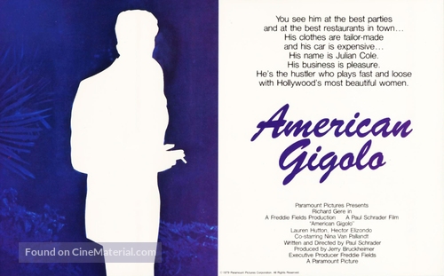 American Gigolo - Movie Poster
