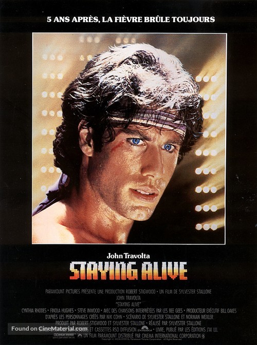 Staying Alive - French Movie Poster
