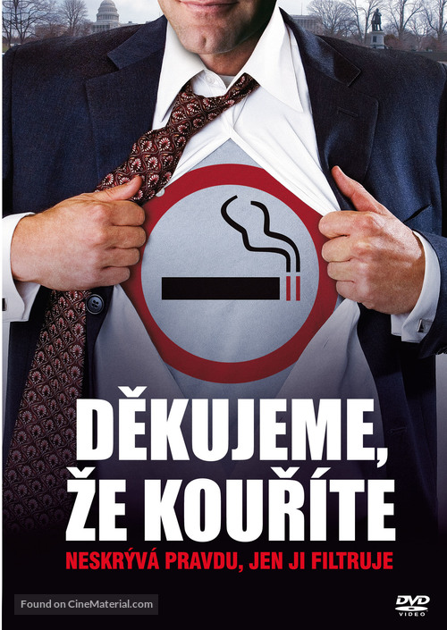 Thank You For Smoking - Czech DVD movie cover
