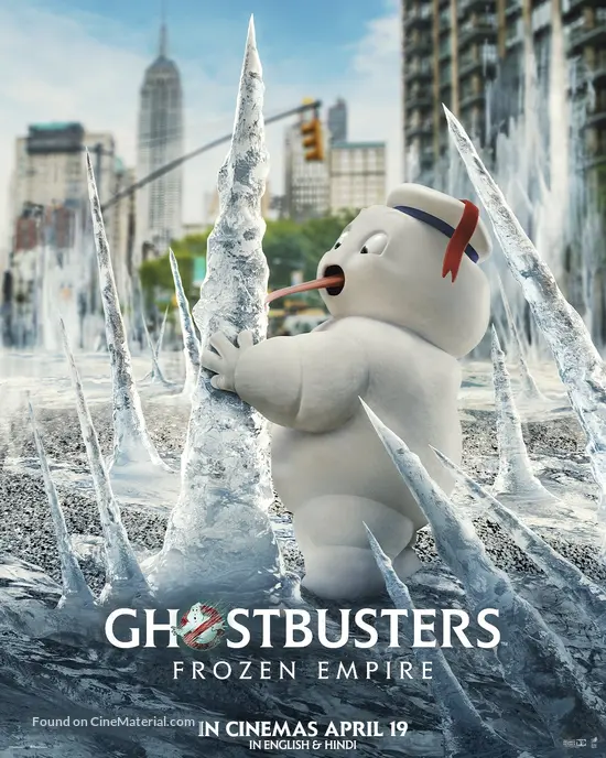 Ghostbusters: Frozen Empire - Indian Movie Poster