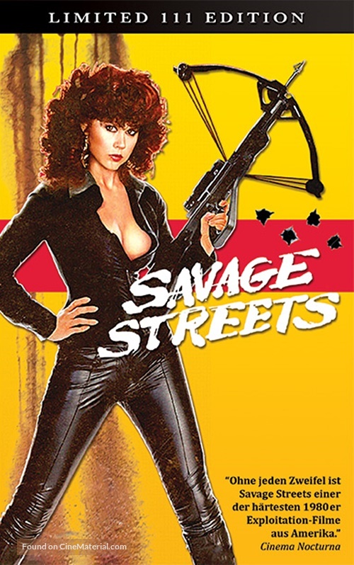 Savage Streets - Austrian DVD movie cover