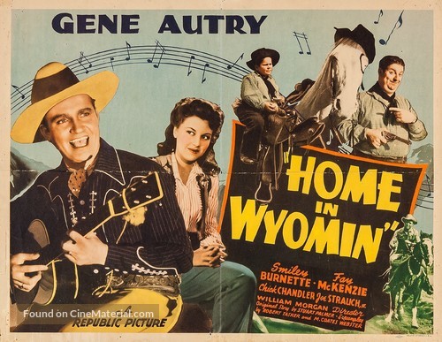 Home in Wyomin&#039; - Movie Poster