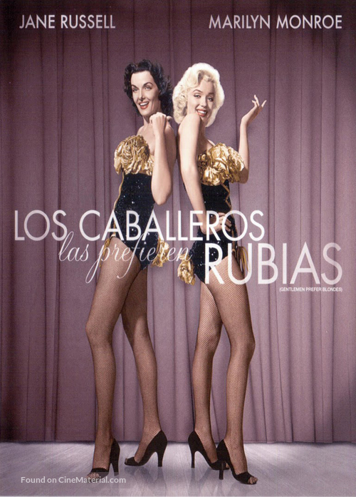 Gentlemen Prefer Blondes - Spanish Movie Cover