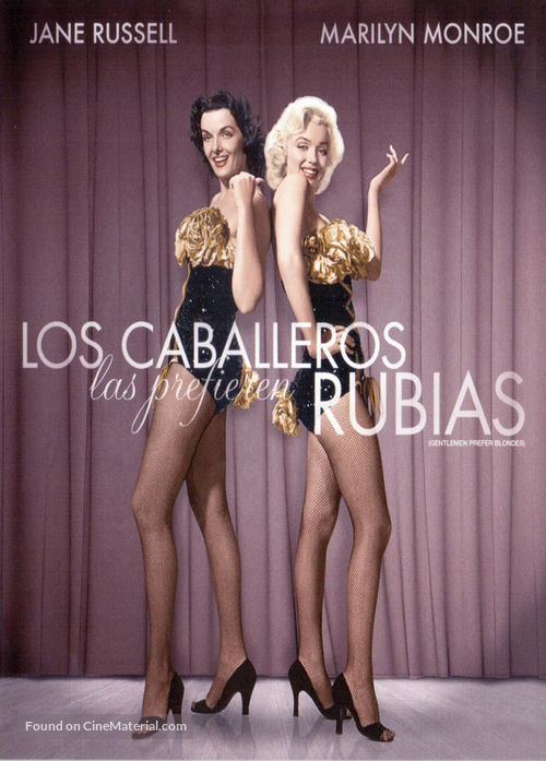 Gentlemen Prefer Blondes - Spanish Movie Cover