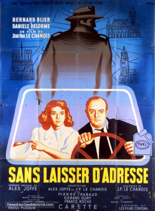 ...Sans laisser d&#039;adresse - French Movie Poster